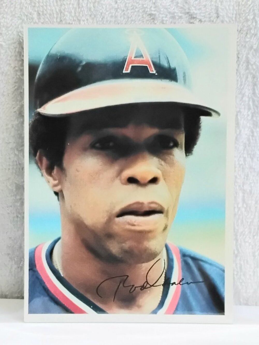 3/$25 VG/E 1980 Topps 5" x 7" Rod Carew Jumbo MLB Signature Card 12!!